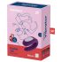 Satisfyer Double Joy - Intelligenter, wasserdichter Paarvibrator (Lila)