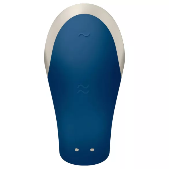 Satisfyer Double Love - App-gesteuerter Paarvibrator (blau)