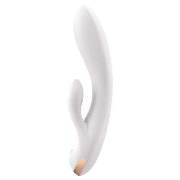 Satisfyer Double Flex - App-gesteuerter Vibrator mit Klitoralarm (weiß)