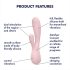 Satisfyer Mono Flex - intelligenter wasserdichter Vibrator (pink)
