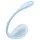Satisfyer Smooth Petal - tragbares app-gesteuertes Vibro-Ei (blau)