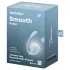 Satisfyer Smooth Petal - tragbares app-gesteuertes Vibro-Ei (blau)