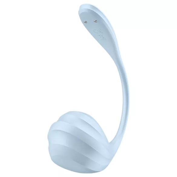 Satisfyer Smooth Petal - tragbares app-gesteuertes Vibro-Ei (blau)