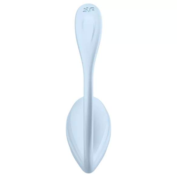 Satisfyer Smooth Petal - tragbares app-gesteuertes Vibro-Ei (blau)