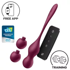   Satisfyer Love Birds Vary - App-gesteuerte Vibrations-Liebeskugel (rot)