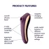 Satisfyer Dual Kiss - 2in1, Vaginal- & Klitorisvibrator (lila)