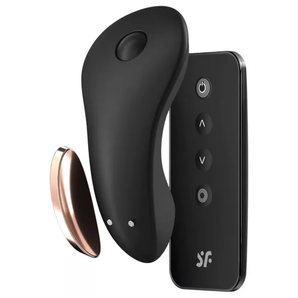 Satisfyer Little Secret - smarter wasserdichter Klitoris-Vibrator (schwarz)