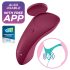 Satisfyer Sexy Secret - smarter wasserfester Slip-Vibrator (rot)