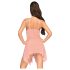 Penthouse Sweet Beast - Rosiges Babydoll-Set (Pink) - L/XL