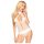 Penthouse Perfect Lover - Neckholder-Body (Weiß) - M/L