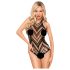 Penthouse Go Hotter - Halterneck, Offener Body (Schwarz) - XL
