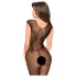 Penthouse Wild Catch - Ärmelloser Netz-Overall (Schwarz) - XL