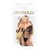Penthouse High Profil - Blumen Carmen Jumpsuit (Schwarz) - XL