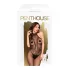 Penthouse First Lady - Offene Spitzen-Overall (schwarz) - XL