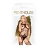 Penthouse Gangsta Babe - komplett offenes Netz-Set (schwarz)