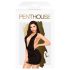 Penthouse Heart Rob - Neckholder-Kleid und String (schwarz) - M/L