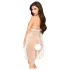 Penthouse Naughty Doll - Spitzenkleid und String (weiß) - M/L