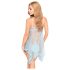 Penthouse Naughty Doll - Spitzenkleid & String (blau) - L/XL