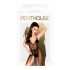 Penthouse Best Forplay - Spitzen-Body mit Tüllschal (schwarz) - L/XL
