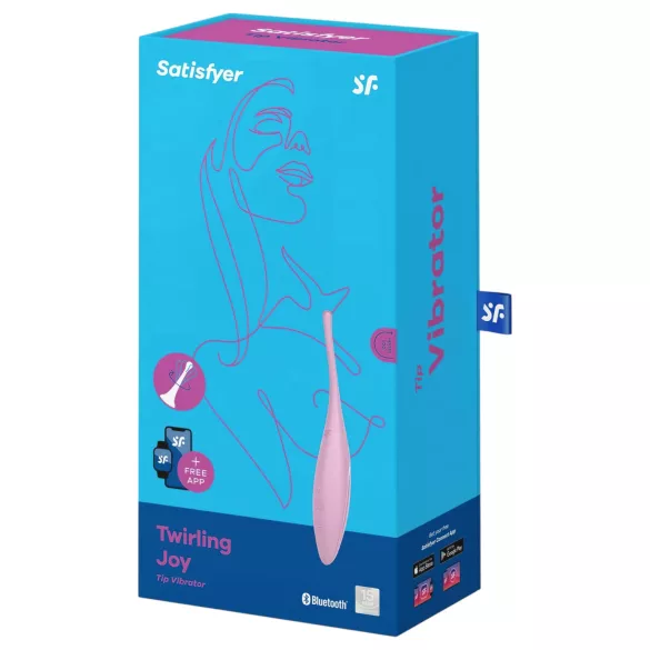 Satisfyer Twirling Joy - App-gesteuerter Klitorisvibrator (pink)