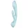 Satisfyer Triple Oh - Akku-Klitorisvibrator mit Arm (blau)