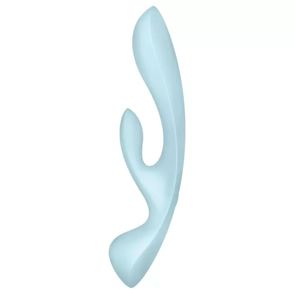 Satisfyer Triple Oh - Akku-Klitorisvibrator mit Arm (blau)