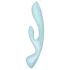 Satisfyer Triple Oh - Akku-Klitorisvibrator mit Arm (blau)