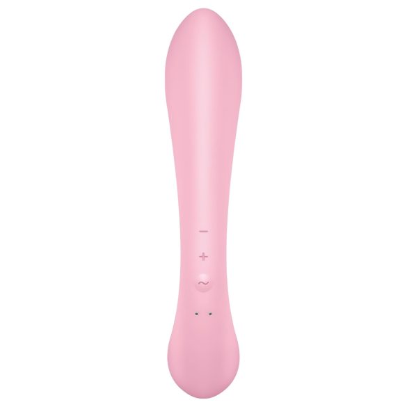 Satisfyer Triple Oh - Akku-Klitoralvibrator mit Schaft (pink)