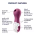 Satisfyer Lucky Libra - Luftwellen-Klitorisstimulator (Lila)