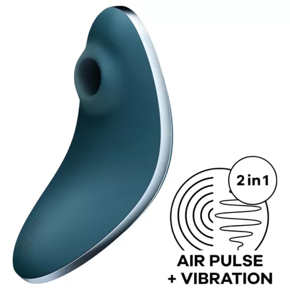 Satisfyer Vulva Lover 1 - Akku-Klitoris-Vibrator mit Luftwellen (blau)