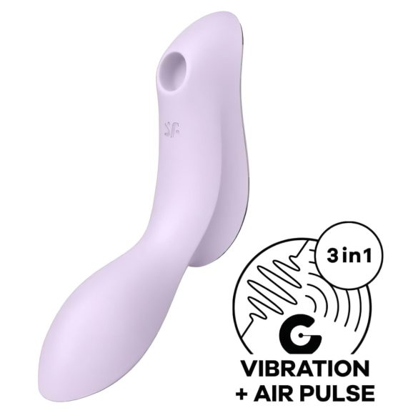 Satisfyer Curvy Trinity 2 - Lustvoller 2in1 Luftwellen-Vibrator (lila)