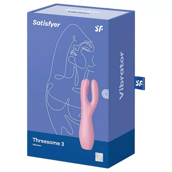 Satisfyer Threesome 3 - Akku-Klitorisvibrator (pink)
