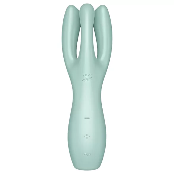 Satisfyer Threesome 3 - wiederaufladbarer Klitoris-Vibrator (Mint)