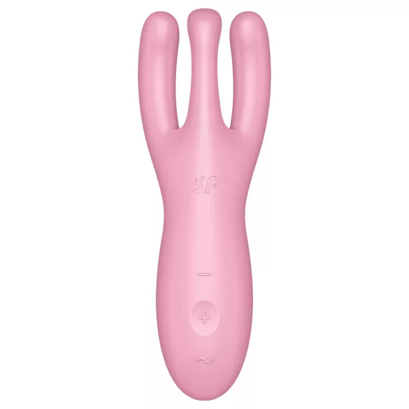 Satisfyer Threesome 4 - App-gesteuerter Klitorisstimulator (Pink)