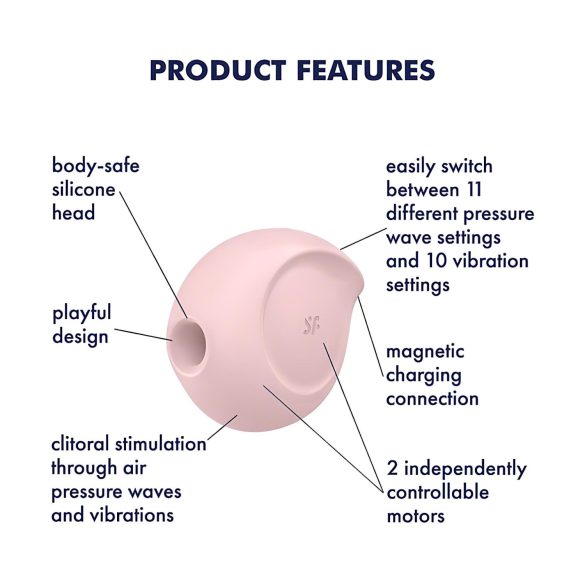 Satisfyer Sugar Rush - Druckwellen-Klitorisvibrator (pink)