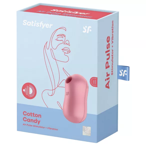 Satisfyer Cotton Candy - Druckwellen-Vibrator für Klitoris (Koralle)