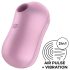 Satisfyer Cotton Candy - wiederaufladbarer Luftdruck-Klitorisstimulator (Lila)