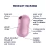 Satisfyer Cotton Candy - akkubetriebener Klitoris-Vibrator (lila)