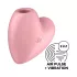 Satisfyer Cutie Heart - Akku Klitoris-Vibrator mit Luftdruckwellen (Pink)