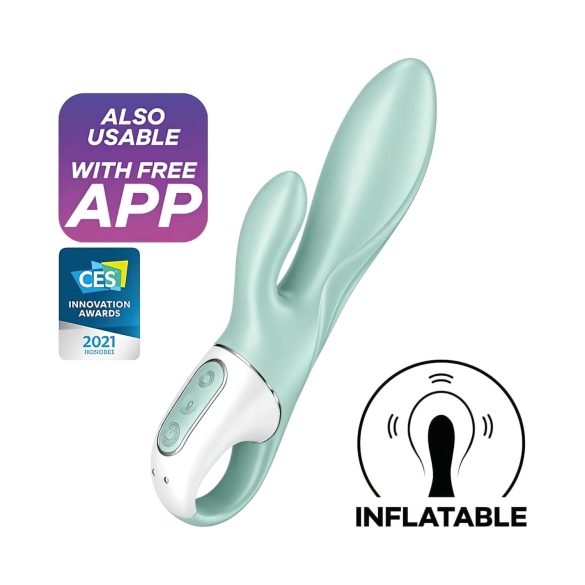 Satisfyer Air Pump Bunny 5 - Intelligenter Pumpvibrator (Minze)