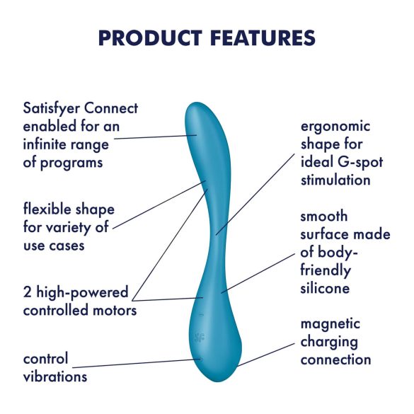 Satisfyer G-spot Flex 5 - Intelligenter G-Punkt-Vibrator (Grün)