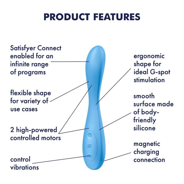 Satisfyer G-spot Flex 4 - intelligenter G-Punkt-Vibrator (türkis)