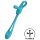 Satisfyer Plug & Play - Wiederaufladbarer Analvibrator & Penisring (Blau)