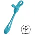 Satisfyer Plug & Play - Wiederaufladbarer Analvibrator & Penisring (blau)