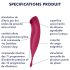 Satisfyer Twirling Pro - Intelligenter 2in1 Klitoris-Vibrator (rot)