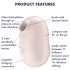 Satisfyer Pro To Go 2 - Luftwellen-Klitorisstimulator (Beige)