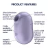Satisfyer Pro To Go 2 - Akku Druckwellen-Klitoris-Stimulator (Violett)