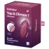 Satisfyer Tap & Climax 1 - 2in1 Vibrator & Klitorisstimulator (Rot)
