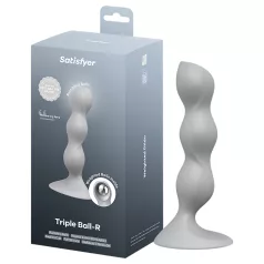 Satisfyer Triple Ball-R - Perlendildo (grau)