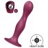 Satisfyer Double Ball-R - Gewichtetes Dildo mit Saugfuß (rot)